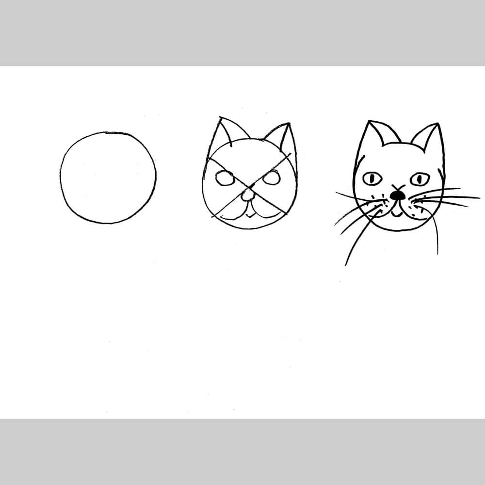  Monatsidee September Katzenbilder - Malen mit Marlies, Fanas 